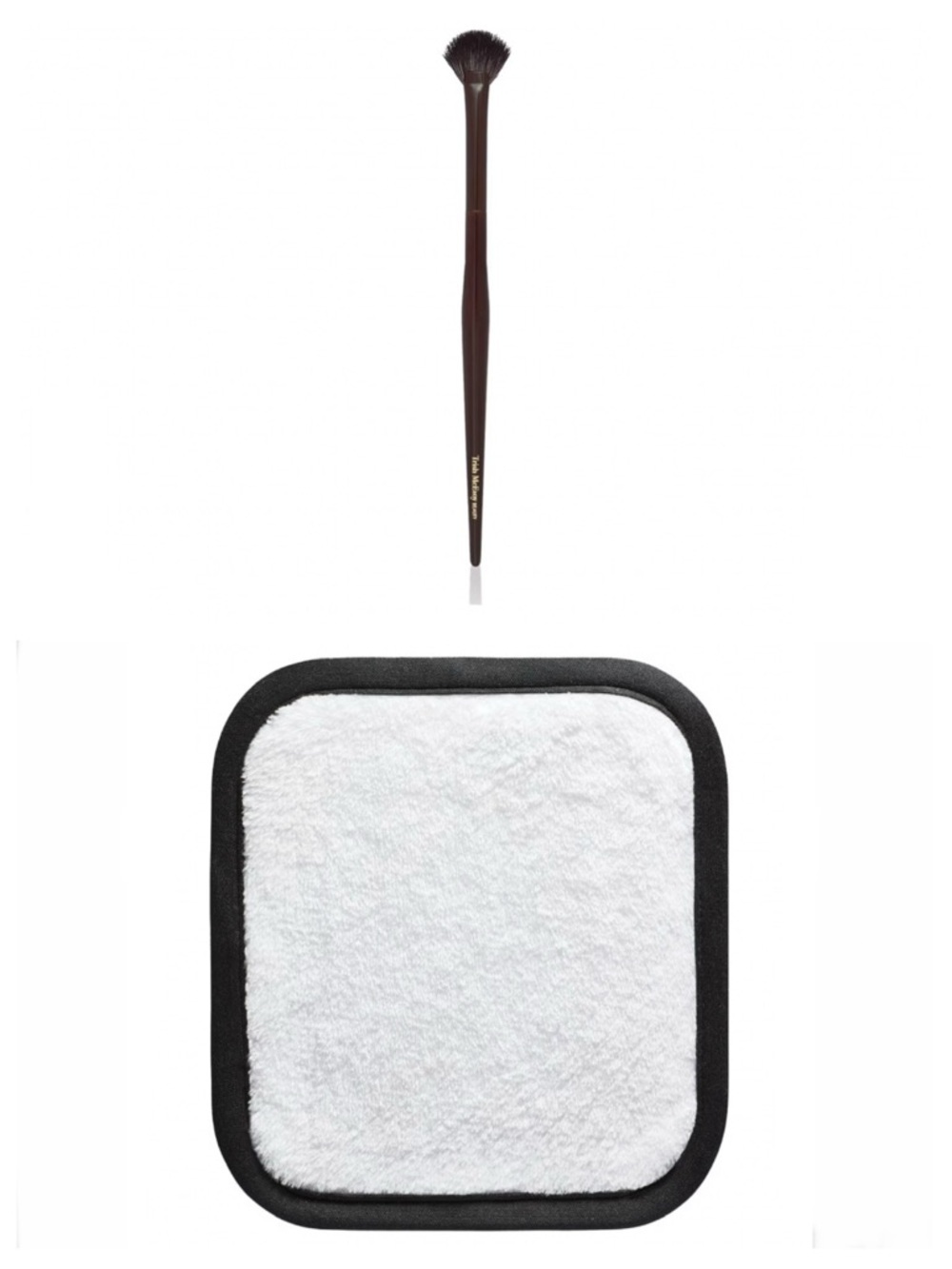 Trish McEvoy Makeup Eraser Cloth & Mini Fan Brush 63